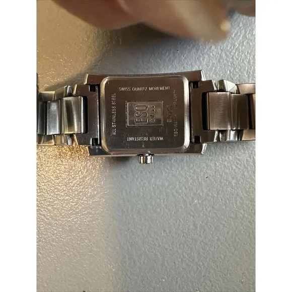 ESQ MOVADO Women's Swiss Quartz Watch Silver‎ E5298 Stainless Steel - Picture 10 of 10